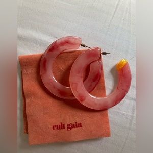 Cult Gaia earrings. Pink.